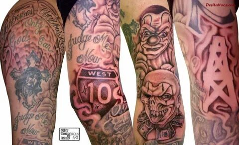 Hood Sleeve Tattoos Designs 50 fantastic gangsta tattoos Gan