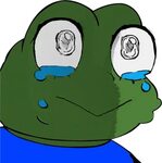 Download Crying Frog - Frog Meme Crying Transparent PNG Imag