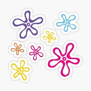 "Spongebob Flower Cloud Pack" Sticker by Purplerain457 Redbu