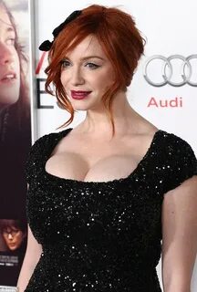 It's a knock-out: Christina Hendricks steals the limelight f