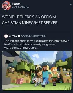 Christian Minecraft server finally exists /r/MinecraftMemes 