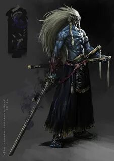 by Zheng Jaron Samurai art, Samurai artwork, Fantasy charact