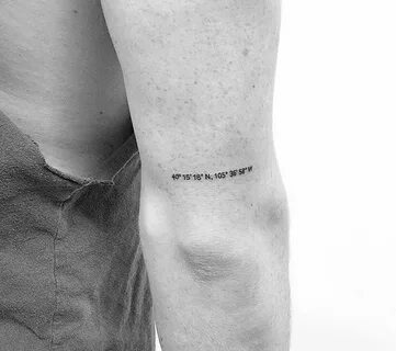 Pin by Smashtat Temporary Tattoos on tattoos Coordinates tat