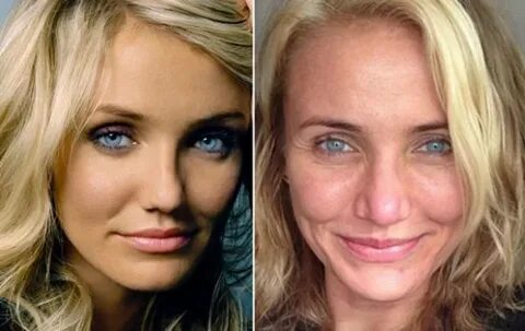 Celebridades sin maquillaje antes y después Belleza