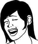 funny faces png - Yao Ming Face Picture Image - Meme Girl Fa