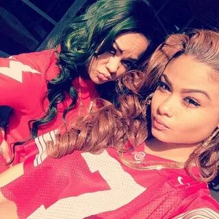 India and Morgan Westbrooks. Wanded (Morgan) and pin curls (