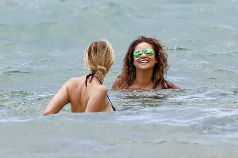 ASHLEY BENSON and SHAY MITCHELL in Bikinis at a Beach in Mau