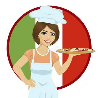 Портрет женского работника ресторана фаст