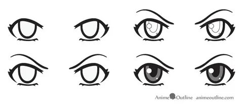 How to Draw Anime Eyes and Eye Expressions Tutorial - AnimeO