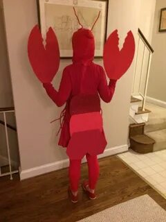 Lobster costume success!! Lobster halloween, Lobster costume