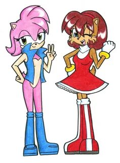 Sally VS Amy by LauryPinky972 on DeviantArt