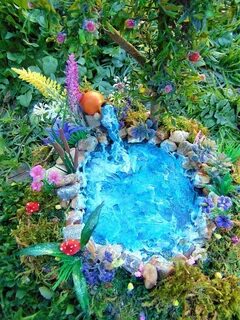 TheTinyShinyCottage - Fairy Garden Pond,Fairy Pond, Miniatur