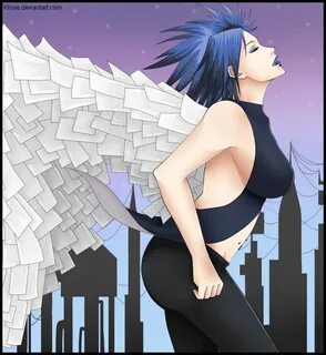 #konan #akatsuki #wings #wind #paper #angel #goddess #fanart