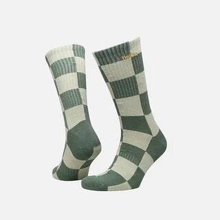 Зелёные мужские носки Socks от Butter Goods (Khaki/washed te