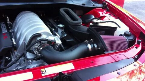 2009 Charger SRT8 w/ Airaid Intake with Hood Scoop - YouTube