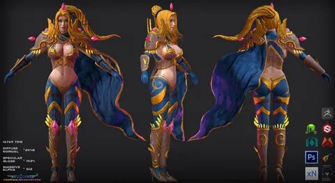 ArtStation - Paladin 3d character