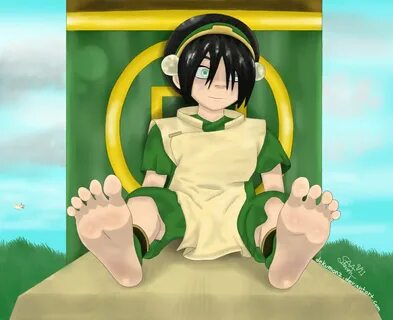Toph and Her Delicious Feet by Dekumonz on DeviantArt