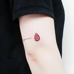 Colorful and vibrant birthstone tattoos are popping up on In