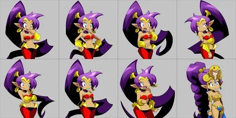 Shantae Portraits by Bagu-Art on DeviantArt