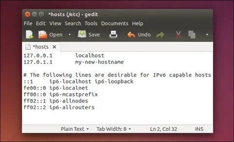 Ubuntu Linux'ta Ana Bilgisayar Adınızı (Bilgisayar Adı) Nası
