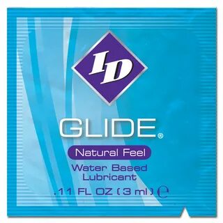 ✔ 24 x ID Glide Water Based Lube Sachets Natural Feel Lubes 