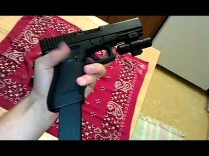 Glock extended mag - YouTube