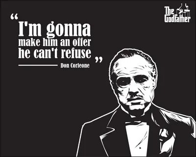 Godfather Wallpaper - Vito Corleone's Quote by astayoga.devi
