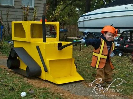 Construction Kids Costume Digger costume, Wagon costume, Hal