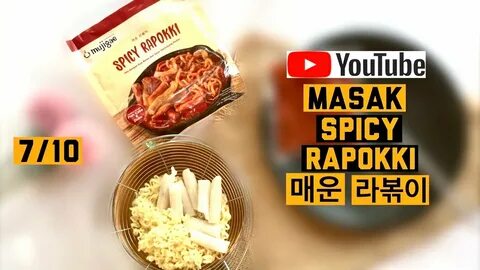 REVIEW 30 MASAK SPICY RAPOKKI 매운 라볶이 MUJIGAE - YouTube