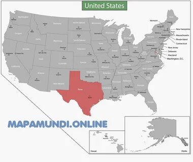 Texas Eeuu Mapa Marruecos Mapa