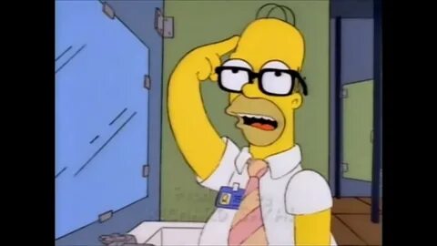 The Simpsons - Homer Finds Glasses in the Toilet - YouTube