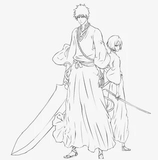 Ichigo Kurosaki Bleach Anime Coloring Pages - Wallfree B19