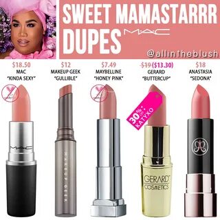 MAC Sweet Mamastarrr Lipstick Dupes - All In The Blush