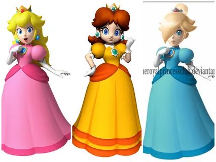 princess peach daisy and rosalina - hentai-manga.su.