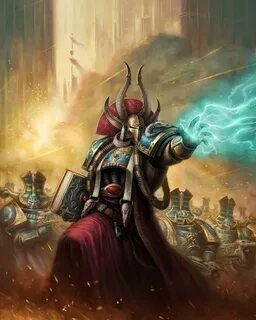 Ариман Thousand sons, Warhammer 40k artwork, Warhammer art