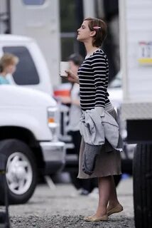 Emma Watson: Emma Watson on the set of "Perks of Being a Wal