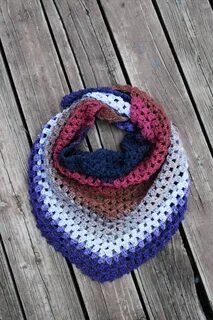 Make This One Skein Crochet Triangle Scarf In Less Than 3Hrs