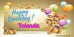 Happy Birthday Yolanda