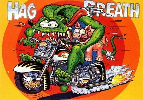 Rat Fink Ed Big Daddy Roth - Hag Breath Rat fink, Cool car d