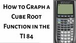 How to Graph a Cube Root Function in the TI 84 - YouTube