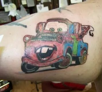 Disney tattoos Old Tow Truck Tattoo, disney, cars, tattoos, 