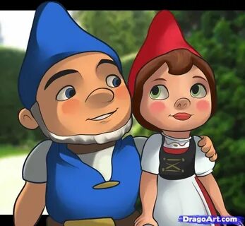 Gnomeo & Juliet Guided drawing, Drawings, Draw