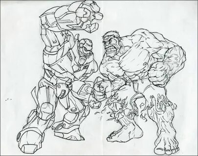 Printable Coloring Pages Hulkbuster / Ultron Edition Hulkbus