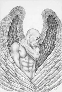 Newest For Realistic Male Angel Drawing - Detodounpoco