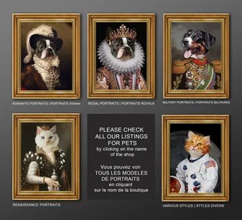 Royal Pet Portraits Diy - This is the best gift for pet love