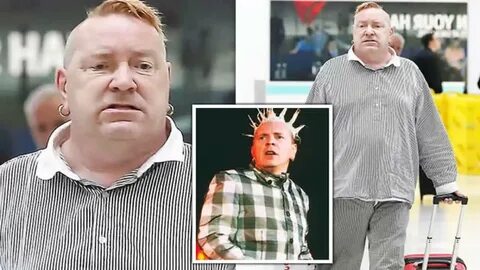 John Lydon, 62, seems barely recognisable from Johnny Rotten