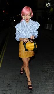 Lily Allen - Love Magazine Party at Lou Lou's in London, Sep
