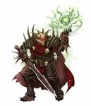 Male Human or Orc Antipaladin - Pathfinder PFRPG DND D&D 3.5