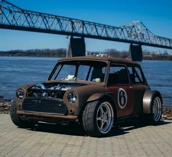 Mini Cooper ratstyle custom. Cool and brutal. #mini #cooper 