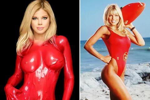 Baywatch babe Donna D’Errico, 51, looks DECADES younger in s